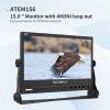FEELWORLD ATEM156 15.6 Inch Live Streaming Broadcast Director Monitor with 4 HDMI Input Output Quad Split Display view 2