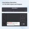 FEELWORLD ATEM156 15.6 Inch Live Streaming Broadcast Director Monitor with 4 HDMI Input Output Quad Split Display view 4