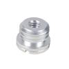 FEICHAO D18 1/4-20 3/8-16 Female to 5/8-27 * 9 5/8-11 * 9 Male Screw with Reinforced Side Holes Conversion Screw for Camera Tripod Gimbal Conversion Accessories (2 PCS, Silver 1/4 to 5/8-11 * 9) view 3