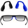 ToughAsNails 2 PCS Low Bridge Fit Replacement Nose Pads Pieces for Oakley Split Time OO4129|Split Shot OO9416 Sunglasses Black&Deep Blue view 1