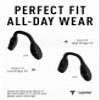ToughAsNails 2 PCS Low Bridge Fit Replacement Nose Pads Pieces for Oakley Split Time OO4129|Split Shot OO9416 Sunglasses Black&Deep Blue view 2