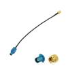 keisnoaja Fakra to SMA Adapter Fakra Z Extension Cable Fakra Male to SMA Male Adapter Converter Cable 30cm Car GPS Antenna view 2