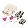 Fakra B Dual Male Connector White Car FM AM Radio Antenna for RG316 RG174 Cable view 3