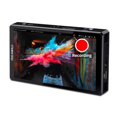 FEELWORLD CUT6S 6-inch,Touch Screen Waveform 1920x1080 HDR HDMI Loop Out LUT 4K HDMI SDI Input,Recording Monitor Field Camera DSLR USB2.0 Recorder