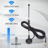 4G LTE Antenna 10dBi SMA Male Cellular Antenna 698-960MHz 1700-2700MHz with Magnetic Base Outdoor Antenna RG174 3M for Wireless Router WiFi Signal Booster Amplifier Modem Network Pack of 2 view 2