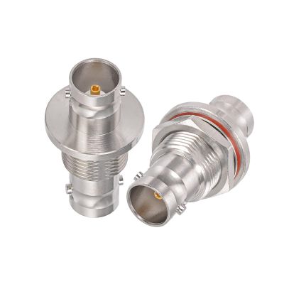 Superbat BNC Female to Female Bulkhead Connectors 75 Ohm BNC Barrel Coupler Connector for 3G/6G HD SDI Cable Switcher CCTV Video Camera System 2-Pack