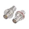Superbat BNC Female to Female Bulkhead Connectors 75 Ohm BNC Barrel Coupler Connector for 3G/6G HD SDI Cable Switcher CCTV Video Camera System 2-Pack view 3