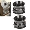 1 Pair Nab Hub Adapters, 10 Inch Professional Aluminium Alloy Polished Studervent Universal Loading Device for , Akai, Teac, Reel Tape Recorders view 4