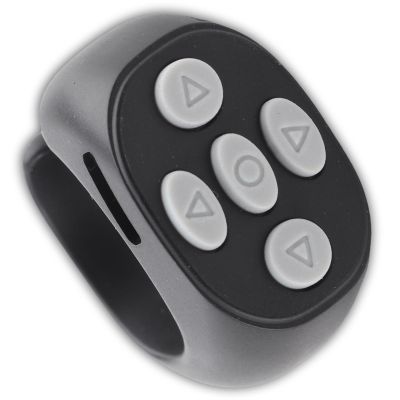 App Page Turner, 10m 32.8ft Bluetooths Ring Remote Control, Remote Scrolling Ring Clicker for Phone Pad Camera Remote Shutter Selfie