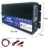 ZWEBY 3000W 4000W 5000W Inverter Pure Sine Wave Power Inverter DC 12V 24V 48V 60V 72V to AC 220V Converter with Dual Cooling Fans, for Home Appliance Refrigerator RV(5000w,24V-220V) view 2