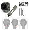 BaayCerrie for Garmin Instinct Watch Bands Replacement, Soft Silicone Strap Compatible with Garmin Instinct 2/ Solar/Tactical view 4