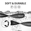 BaayCerrie for Garmin Instinct Watch Bands Replacement, Soft Silicone Strap Compatible with Garmin Instinct 2/ Solar/Tactical view 3