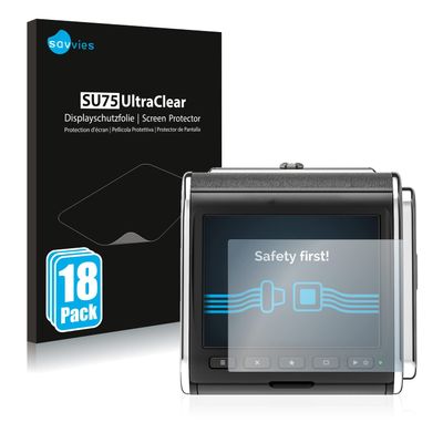 savvies 18-Pack Screen Protection Film Compatible with Hasselblad CFV II-1 50C 907X Special Edition Screen Protector Ultra Clear [Scratch Proof]