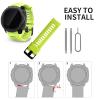BaayCerrie for Garmin Instinct Watch Bands Replacement, Soft Silicone Strap Compatible with Garmin Instinct 2/ Solar/Tactical view 4