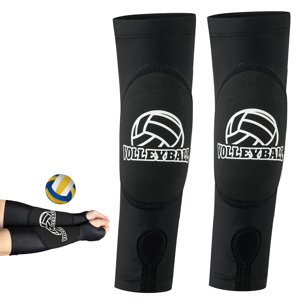 Koalarun Volleyball Arm Sleeves for Girls Padded Passing Forearm Sleeves with Thumbhole Volleyball Arm Pads Youth Women
