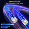 Maximm Cat 6 Ethernet Cable - 25 ft (50-Pack) - High-Speed LAN, Internet, Patch, Network Cable - UTP, 10Gbps, 550MHz Ethernet Cord - Blue view 4