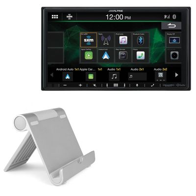 BoxWave Stand and Mount Compatible with Alpine I407-WRA-JK - VersaView Aluminum Stand, Portable, Multi Angle Viewing Sturdy