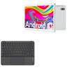 BoxWave Keyboard Compatible with TOOTON Android 11 Tablet TT-10 (10.1 in) - SlimKeys Bluetooth Keyboard with Trackpad, Portable Slim TouchPad - Jet Black view 1