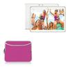 BoxWave Case Compatible with TenYiDe Android Tablet PC TYD-107 (10.1 in) - SoftSuit with Pocket, Soft Pouch Neoprene Cover Sleeve Zipper Pocket - Flamingo Pink view 1