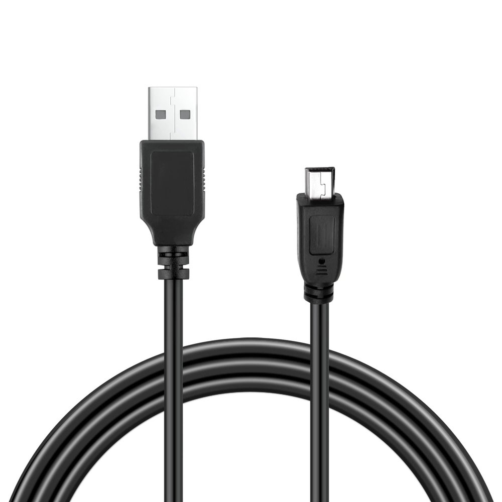 Aprelco Black Mini USB Power Cable Compatible with Garmin nuvi 1200 1250 1300 1450 1490 1690 GPS