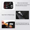 MATEIN Electronics Organizer Travel Case, Large Cable Storage Bag, Water Resistant Carrying Case with Handle, Tech Organizer for Tablet (Up to 12.9inch), USB Charger, Clipper, Grey view 4