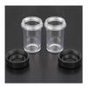 Microscope Accessories Kit Objective Lens Box Plastic Microscope Objective Lens Holder Box 45mm/60mm Protective Case RMS Thread Microscope Slides (Size : 2 PCS 60mm) view 1