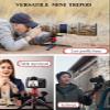 IFOOTAGE Cobra 3 Pedal Base, Mini Tripod Tabletop Desktop, Aluminum Low Profile, Payload 17.6 lbs, CB3 Base-P view 3