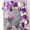 8x6FT Happy Mother's Day Backdrop Pink Carnation Gray Abstract Wood Background Thanks Mom Floral Backdrop Mothers Day Photo Booth Gratitude Theme Party Decorations view 4