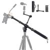 41" Aluminum Tripod Extension arm Retractable Horizontal Center Column arm with 1/4'' and 3/8'' scerws, 360 rotatable for Overhead, Multi-Angle Photography,Load Up to 33lbs,Tripod not Included view 1