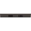 18" TR Switch Series Angle Power Strip, Left Switches, Bronze Finish, Black Switches and Receptacles view 2