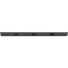 Task Lighting 36" TR Switch Series Angle Power Strip, Right Switches, Bronze Finish, Black Switches and Receptacles view 2