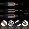 RCA Y-Adapter Splitter Cable (2 Pack-8FT+8FT), 1 RCA Male to 2 RCA Male Stereo Audio Subwoofer Cable, Bi-Directional, for Home Theater, Hi-Fi System, Amplifier, Speaker, 24K Gold Plated, OD:5.0MM view 3