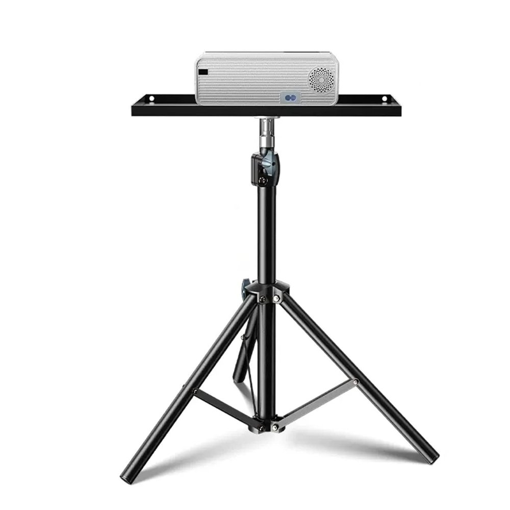 DYPASA Projector Mount Projector Bracket Floor Household Retractable Lifting Tripod Hole Free Hanger Desktop Bedside Sofa Rear Tray Hole Free Ceiling Mount with Tray (Color : 1.2m)