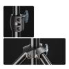 DYPASA Projector Mount Projector Bracket Floor Household Retractable Lifting Tripod Hole Free Hanger Desktop Bedside Sofa Rear Tray Hole Free Ceiling Mount with Tray (Color : 1.2m) view 2