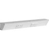 Task Lighting 18" TR Switch Series Angle Power Strip, Right Switches, White Finish, White Switches and Receptacles view 1
