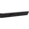 Task Lighting 18" TR Switch Series Angle Power Strip, Left Switches, Black Finish, Black Switches and Receptacles view 1