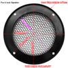 2 Pcs for 4 inch Speaker Grill Cover 4" High-Grade Car Audio Conversion Net Decorative Circle Full Metal Mesh Grill 119mm/4.69" (Silvery) view 2