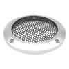 2 Pcs for 4 inch Speaker Grill Cover 4" High-Grade Car Audio Conversion Net Decorative Circle Full Metal Mesh Grill 119mm/4.69" (Silvery) view 3