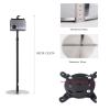 DYPASA Projector Mount Projector Bracket Floor Sofa Wall Bracket Expandable Floor Bracket Bedside Expandable Wall Floor Projector Stand Ceiling Mount with Tray (Size : with Adapter Plate) view 2