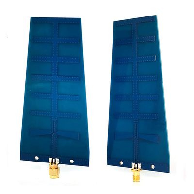 12dBi 2.4GHz 5.8GHz Dual Band WiFi Directional PCB Yagi Antenna Wireless Network Card Adapter FPV UAV Drone Remote Control Enhanced Signal and Distance (RP SMA Female)