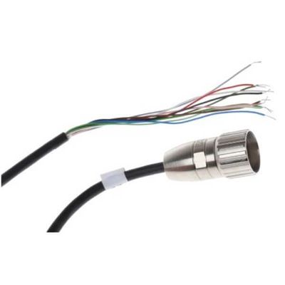 Keisnoaja M23 12Pin Female Connector Cable, 18AWG 50CM Extension Wiring Harness for Power Transmission, Shielded Assemble Plug for Industrial Robot Automotive, Industrial Automation Engineers