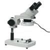 JUIYU Microscope Accessories Kit 20X 40X PCB Repairing Soldering Industry Microscopio with External LED Ring Light, Binocular Stereo Microscope Microscope Slides view 4