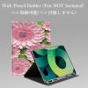 Floral Pattern Case Compatible with iPad 9th 8th 7th Generation 10.2 inch, Air 3rd Gen Pro 10.5 inch Case with Pencil Holder Soft TPU Back Cover Cute Flower Case Auto Wake Sleep (Color X) view 3