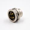 7Pin M16 Connector Male A Coded Panel Receptacles Waterproof Straight Front Mount Cable Solder Type Shield view 3