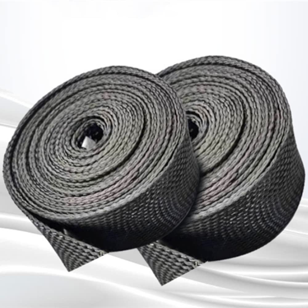 Heloawei650 Carbon Fiber Braided Sleeve,Carbon Fiber Braided Tube Hollow Conductive Shielding Sleeves (2mm-40mm Diameter) (1, 25mm)