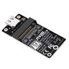 JMT M.2 NVMe Hard Drive Enclosure Adapter Card Gen2 10Gbps 9210B Dual-Protocol NVME SSD M2 SATA SSD to USB 3.1 USB-C Adapter for M/B+M Key M2 view 1