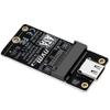 JMT M.2 NVMe Hard Drive Enclosure Adapter Card Gen2 10Gbps 9210B Dual-Protocol NVME SSD M2 SATA SSD to USB 3.1 USB-C Adapter for M/B+M Key M2 view 2