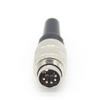 M16 Male 5Pin Waterproof Straight Cable Connector Non-Shield Rewireable Plug view 1
