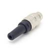 M16 Male 5Pin Waterproof Straight Cable Connector Non-Shield Rewireable Plug view 3