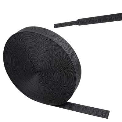 Sonoreboom 2 in 1 Heat Shrink Braided Sleeving Fabric Tubing-Ideal fit Irregular Shape Hose/Cable/Wire (3/8"(10mm), 40FT)